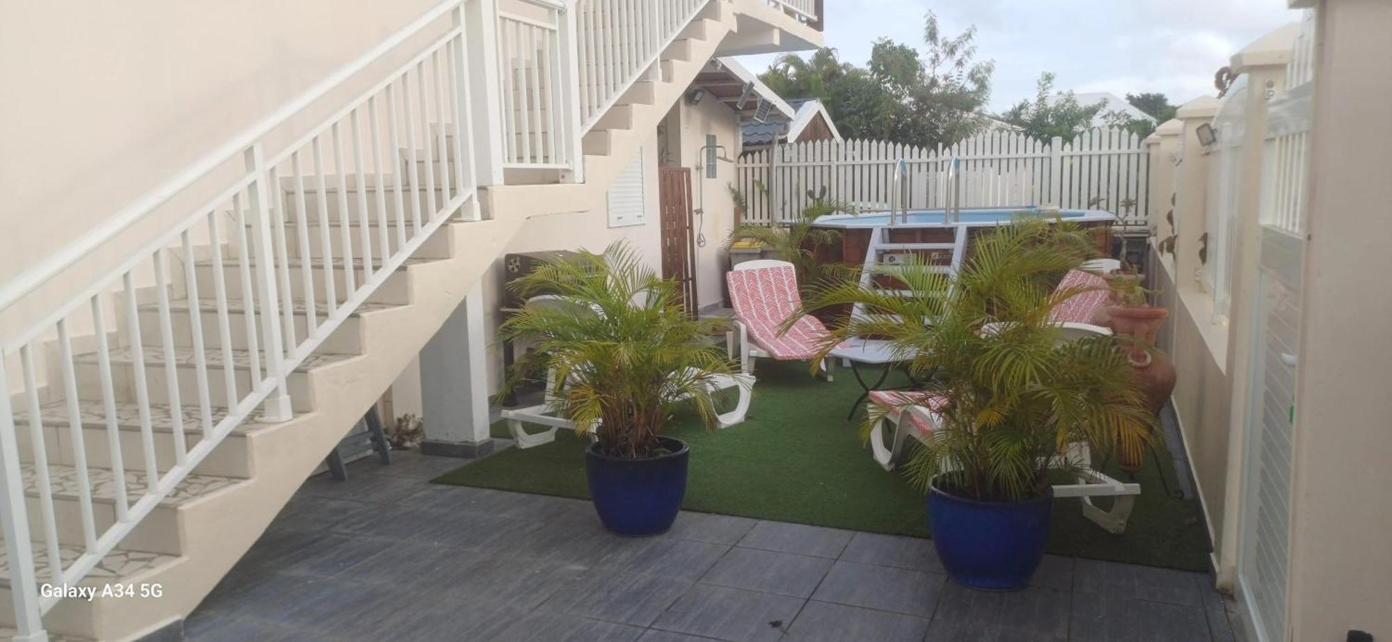 Villa Elegante A Saint Francois Avec Piscine Privee Toute L'Annee Kültér fotó