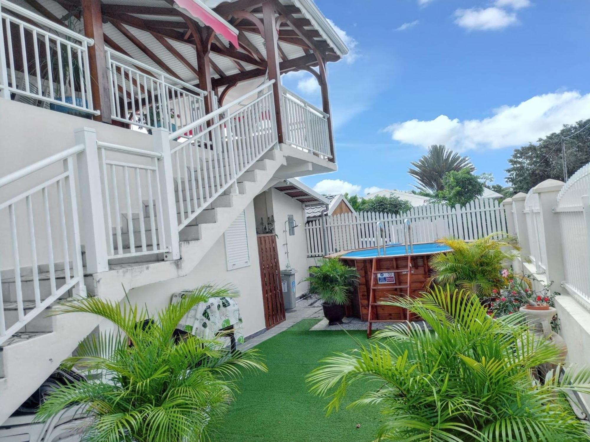 Villa Elegante A Saint Francois Avec Piscine Privee Toute L'Annee Kültér fotó